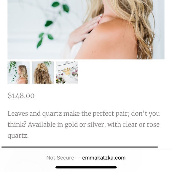 Emma Katzka Palmetto Hair Pin - Picture 8 of 8